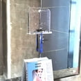 thumbnail image 2 of Shower Mirror for Shaving Fogless Bathroom Mirror with Suction Razor Toothbrush Holder Portable Handheld Fog-Free, 2 of 8