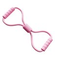 thumbnail image 1 of Soidarity Expansor de pecho de ocho caracteres, equipo de gimnasio en casa cómodo y versátil, elástico, respetuoso con el medio ambiente Protección de la piel rosa, 1 of 6