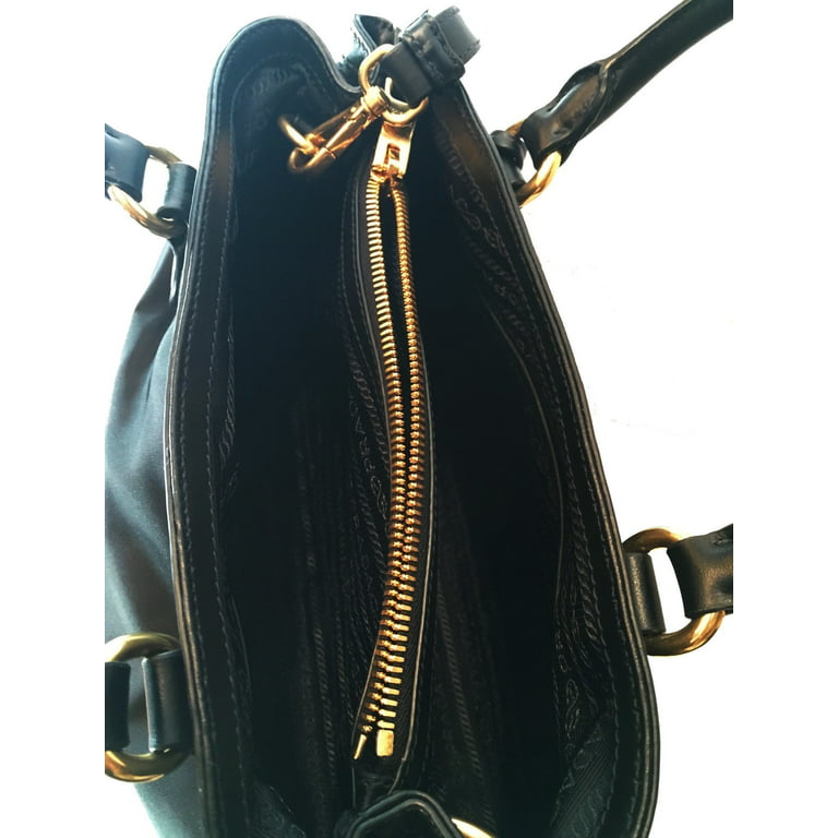 Prada Tessuto Saffiano Medium Handbag Satchel