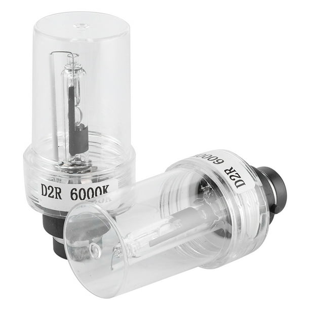2 uds 6000K reemplazo de faros de coche 5500lm flujo luminoso alto brillo DC 9V-32VD2R