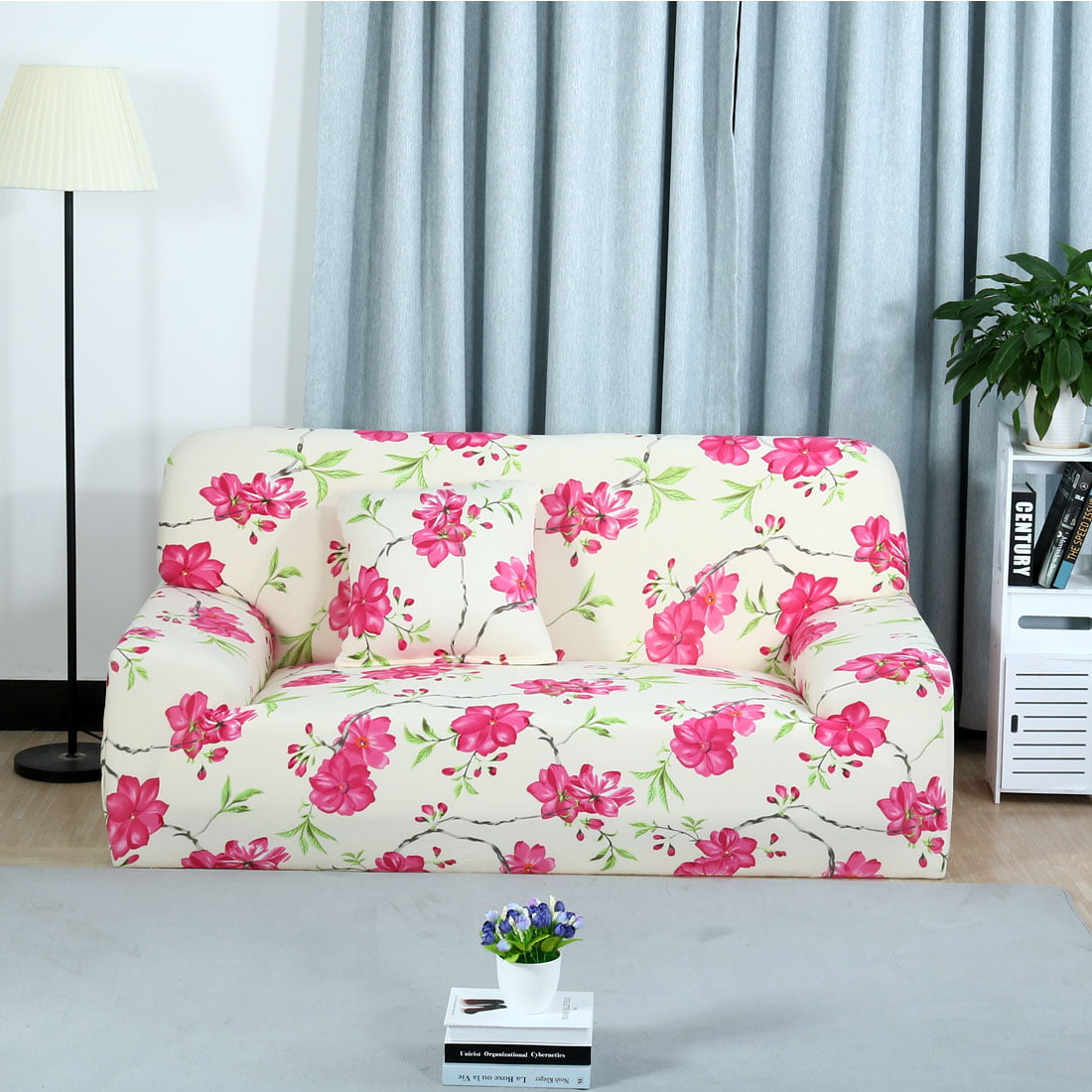 Details about   New Long Plush Sofa Covers Protector Warm Thicken Couch Cover  Room Slipcover 