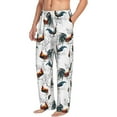thumbnail image 3 of Kdxio Cool Chicken Print Men's Sleep Pajama Pant Lounge Pants with Pockets, 3 of 8