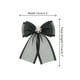 thumbnail image 2 of INSPIRE CHIC Broche de mujer Clip Malla Flor Perlas Rhinestone Color Sólido Lazo Negro, 2 of 5