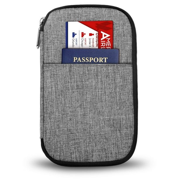 Omouboi Passport Wallet Passport Holder Travel Ticket Passport Credit