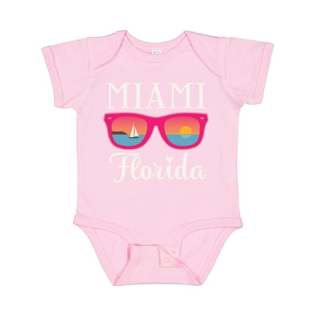 

Inktastic Miami Florida Vacation Beach Trip Gift Baby Girl Bodysuit