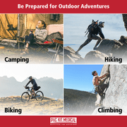 Pac-Kit Trailblazer 3 Outdoor First Aid Kit for Hiking, Camping and Travel, 108 Pieces