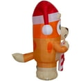 thumbnail image 6 of Airblown Inflatables Christmas 5 Foot Bingo with Santa Hat and Candy Cane Bluey, 6 of 6