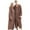 a-Coffee103185, variant on Men Women Autumn Winter Couple Solid Color Cable Knitted Plush Robes Long Sleeve Cozy Loungewear For Snug Home Relaxation Casual Robe