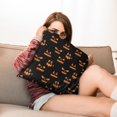 thumbnail image 6 of Halloween Throw Pillow Cases 20x20 Inch Set of 2 Happy Halloween Pillow Cases Sofa Bed Throw Cushion Cover for Living Room Decor, 6 of 6