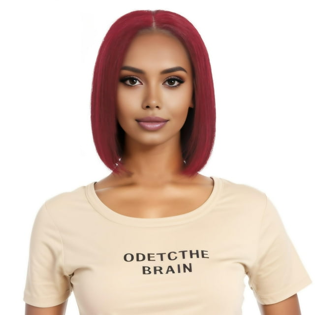 LECIPO Bob Pelucas 8 pulgadas Real cabello humano HD 13?4 Peluca de encaje frontal para mujeres estilos profesionales diversos