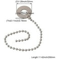 thumbnail image 3 of 2X Zinc Alloy Cymbal Extension Chain for Drum Jazz Set Used for Drum Kits, Jazz Drums, 3 of 8