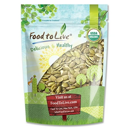 Food To Live Â® Organic Pepitas / Pumpkin Seeds (Raw, No Shell) (8 (Best Way To Eat Pumpkin Seeds)