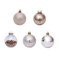 thumbnail image 1 of Naiovety 30 Uds. De bolas colgantes para árbol de Navidad, hogar, oficina, centro comercial, árbol, bolas de plástico, decoración colgante, adorno Kits de decoración para fiestas oro plata Naiovety HA000435-01B, 1 of 6