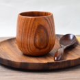 thumbnail image 2 of Taza de madera KAIYANG hecha a mano de desayuno taza de café de madera primitiva de abeto natural, 2 of 2