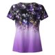 thumbnail image 5 of Pntutb Mujer Casual Camiseta Impreso Manga Corta Cuello Redondo Pullover Blusa tops Pntutb Pntutb-1813, 5 of 6
