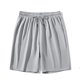 thumbnail image 4 of pstuiky Pantalones cortos de entrenamiento para hombre, Pantalones cortos deportivos de entrenamiento físico de color sólido para hombre, transpirables, con bolsillos, estilo crop top, 4 of 7