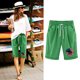 thumbnail image 5 of Pantalones Cortos Casuales para Mujer Día de la Independencia Impreso Elástico de la Cintura, Pantalones Cortos de Verano para Mujeres, 5 of 7