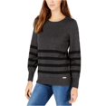 thumbnail image 2 of Suéter de rayas Michael Kors para mujer gris grande, 2 of 2