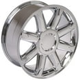 thumbnail image 4 of OE Wheels CV85 20 Inch Rims and Tires Fit Yukon Denali Style 6x139.7 20x8.5 Chrome - Hollander 5304 - Dueler H/L Alenza 275/55-20 (Set of 4), 4 of 5