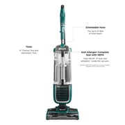 مكنسة كهربائية عمودية Shark Navigator Swivel Pro Plus، صديقة للحيوانات الأليفة، كوب غبار XL، فرشاة ذات شعيرات، NV250 Emerald