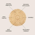 thumbnail image 2 of JONATHAN Y ANSA 6' Round Area Rug, Daisy Hippy Jute Medallion Circle - Natural, RNF114A-6R, 2 of 5