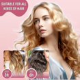 thumbnail image 4 of Juego de 2 rizadores de pelo sin calor de satén: rulos para el pelo, rizadores de pelo sin calor con gorros para dormir durante la noche, diadema con varillas suaves para rizar, 4 of 5