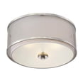 thumbnail image 1 of Meridian M60018BN 3 Light Flush Mount - Brushed Nickel, 1 of 1
