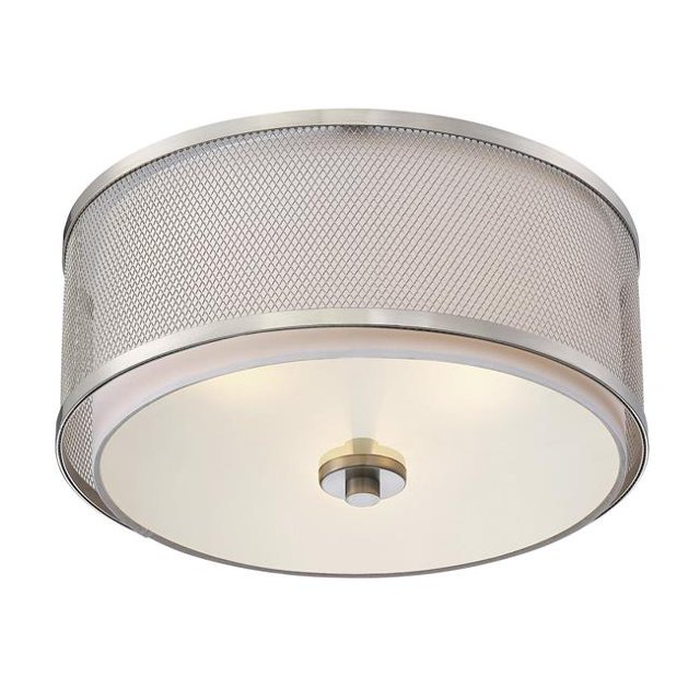Meridian M60018BN 3 Light Flush Mount - Brushed Nickel