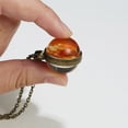 thumbnail image 4 of YYKihy Pendant Necklaces Double Outer Glass Planet Necklace For Women Men Earth Globe Universe Jewelry Christmas, 4 of 9
