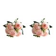 thumbnail image 1 of Naiovety Peonías artificiales Flores de seda Ramo falso de cinco cabezas para boda Type1 NO1, 1 of 6