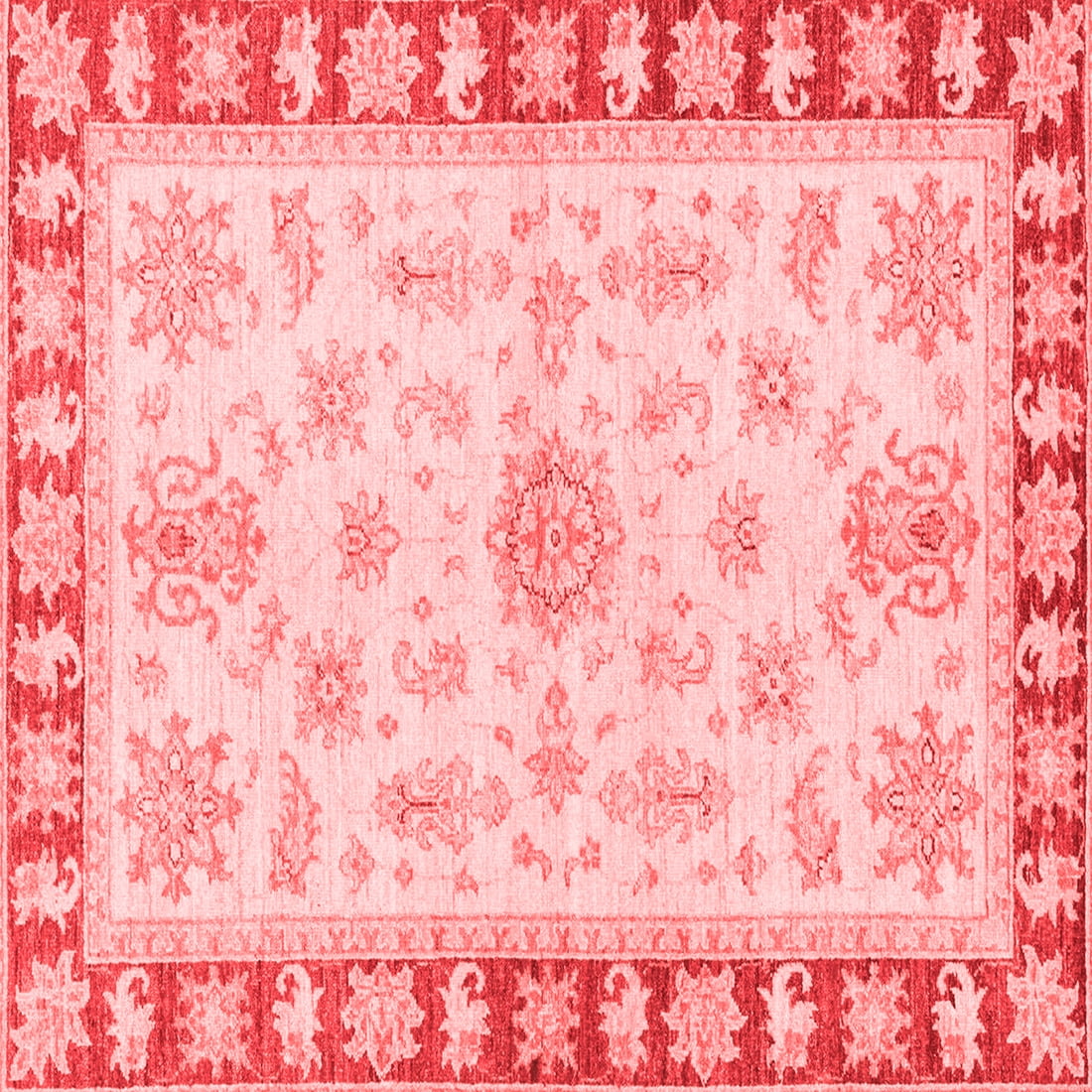 Small Red Rug Square Ahgly Company Machine Washable Indoor Square Oriental Red Traditional ...