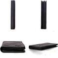 thumbnail image 7 of Le'aokuu Mens Real Leather Bifold Organizer Checkbook Wallet Cash Holder Brown, 7 of 7