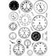 Crafty Individuals Non Monté Tampon en Caoutchouc 4.75 "X7" Pkg-Tick Tock Horloge Visages – image 1 sur 1