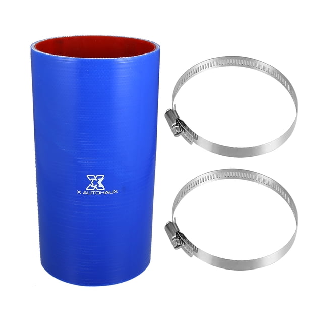 4.02 ID 7.87 Longitud Recto Silicona Rojouctor Manguera Azul para Coche
