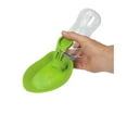 thumbnail image 2 of Dog Water Bottle Easy Convenient Folding Travel Green Leaf Spout Hydration 18oz (1 Bottle), 2 of 5