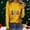 Yellow, variant on BLTIBY Long Sleeve Christmas Tops for Women Dressy Pullover Round Neck Shirts Xmas Printed Blouse Comfort Fashion Sky Blue L