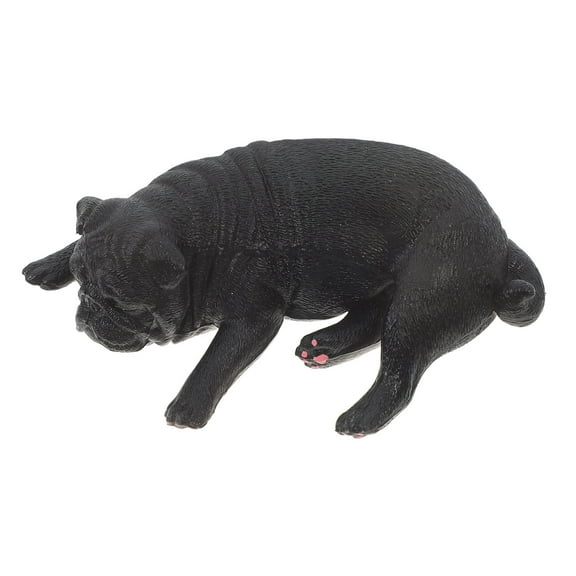 Pretyzoom Cute Dog Figurines Decorative Pug Dog Shape for Dog Lovers Gift Item 1Pack