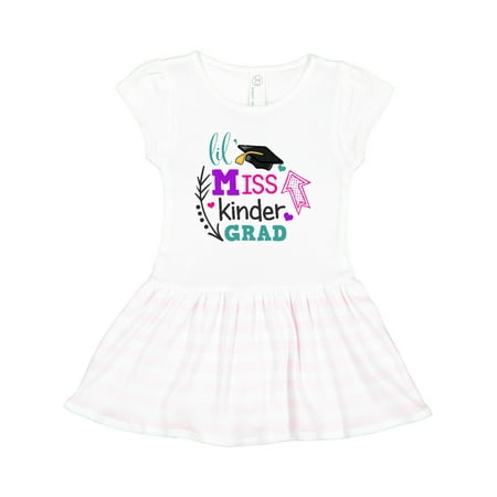 

Inktastic Lil Miss Kinder Grad with Arrows Gift Toddler Girl Dress
