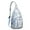 Sky-blue-11, variant on Botanical Toile Sling Backpack – French Country Meets Tropical Jungle Print, Stylish Crossbody Bag