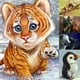 thumbnail image 5 of Gato Tigre Moneky Diamante Costura DIY 5D Animal Diamante de imitación Pintura Bordado de cristal Oficina en casa Punto de cruz seitruly JJ14136-01, 5 of 6