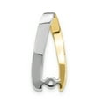 thumbnail image 3 of 14K Two Tone Silver and Gold Plated AA Diamond Slide Pendant, 3 of 7