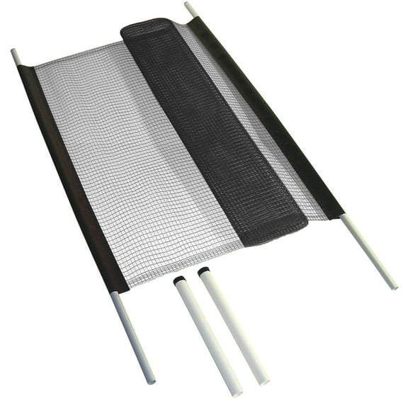 KidKusion Driveway Safety Net, Child, 20 ft Long, Polyethylene, Steel, Gate, 1 CT, Black