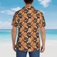 thumbnail image 6 of Balery Dog Print Men's Hawaiian Shirts Short Sleeve Beach Shirt Relaxed Fit Vacation Button Down Shirts-Small, 6 of 9