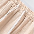 thumbnail image 6 of Aimik Mens Plain Shorts Large Patch Pockets Drawstring Waist Mens Athletic Shorts Summer Soft Linen Shorts for Daily, 6 of 6