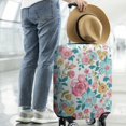 thumbnail image 2 of Pioneer Flower Floral Print Pattern Luggage Cover Fashion Suitcase Cover Baggage Covers Fit 25-28 Inch Luggage (Go Travel), 2 of 5