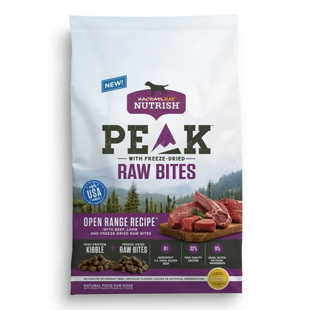 Rachael Ray Nutrish PEAK Natural Grain Free Dog Food with Freeze Dried Raw