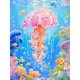 thumbnail image 1 of 5D DIY Taladro Diamante Pintura Medusas Kit Del Arte 30x40cm, 1 of 9