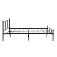 thumbnail image 4 of Cama Matrimonial de Metal, Color Negro (Sin Colchón, 197*141cm), 4 of 7