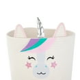 thumbnail image 6 of Your Zone Kids Unicorn Cotton Rope Round Storage Bin, 12 in x 12 in x 10 in, 6 of 13