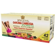 Hyleys Wellness Green Tea Garcinia Cambogia Infused Assorted Flavors - Weight Management Support - 42 Tea Bags